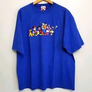 Vintage Mickey Inc blue Disney character t-shirt